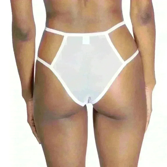 Cut Out Sheer Mesh Panties Teja  by Less Is Amor - Picture 3 of 3